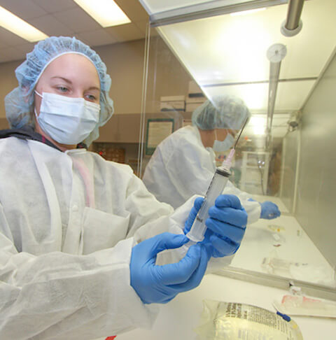 Sterile compounding suite at Oxford Compounding